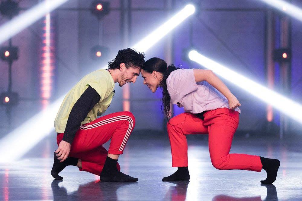 Ugo y Oriana, a tope con la coreografía en fama a bailar